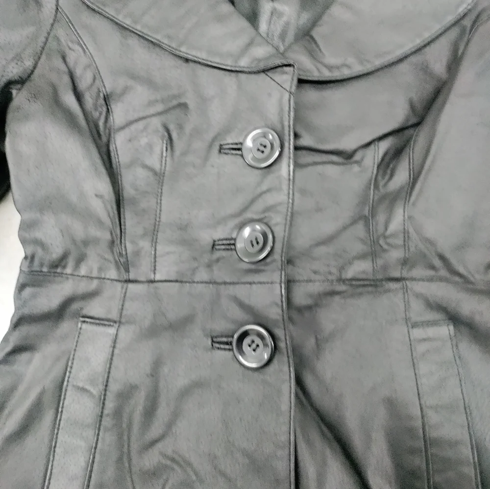 Guess leather coat